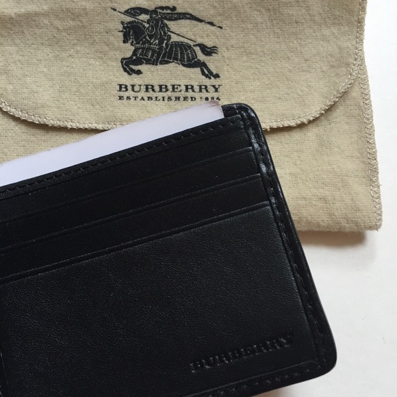 ✖️SOLD✖️ Men's Black Charcoal Check Wallet NWT - Picture 6 of 8